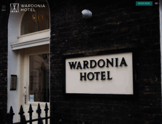 wardoniahotel.co.uk screenshot