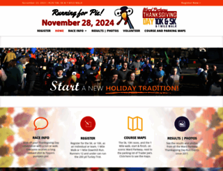 wardparkwaythanksgivingdayrun.com screenshot