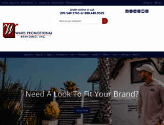 wardpromotional.com screenshot