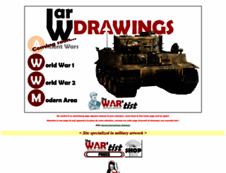 wardrawings.be screenshot