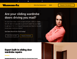 wardrobe-fix.com.au screenshot