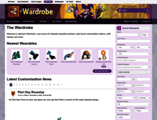 wardrobe.jellyneo.net screenshot