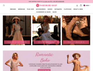 wardrobeshop.com screenshot