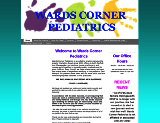 wards-corner-pediatrics.com screenshot