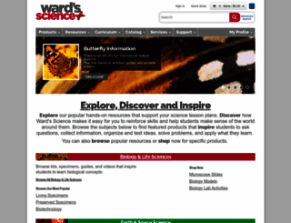wardsci.com screenshot