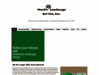 wardslandscapes.com screenshot