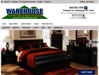 warehouse-furniture.com screenshot
