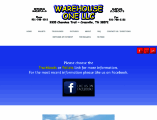 warehouse-one.com screenshot