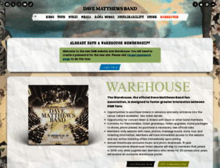warehouse.davematthewsband.com screenshot