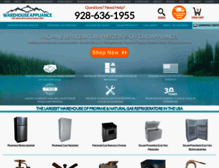warehouseappliance.com screenshot