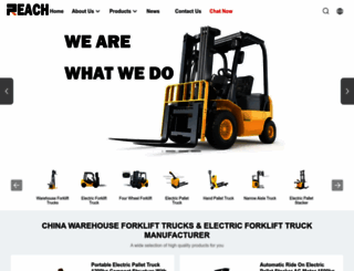 warehouseforklifttrucks.com screenshot