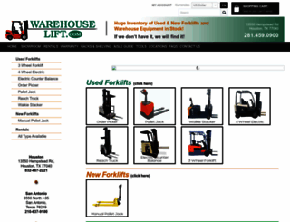 warehouselift.com screenshot
