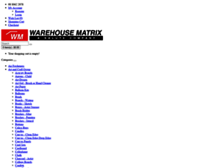warehousematrix.com.au screenshot