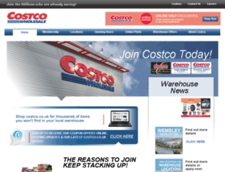 warehouses.costco.co.uk screenshot