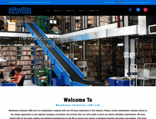 warehousesolutionsgbltd.co.uk screenshot