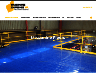 warehousesolutionswa.com.au screenshot