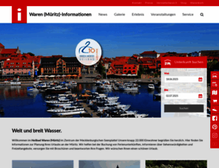 waren-tourismus.de screenshot