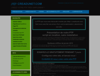 warfaceptp.creadunet.com screenshot