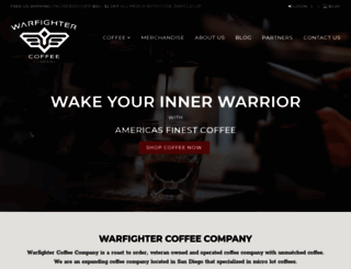 warfightercoffee.com screenshot