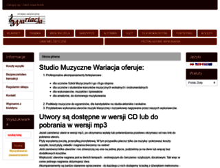 wariacja.com screenshot