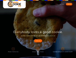 warmcookiecompany.com screenshot