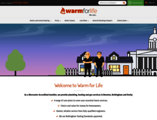 warmforlife.co.uk screenshot