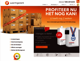 warmgarant.nl screenshot