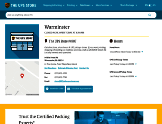warminster-pa-4907.theupsstorelocal.com screenshot