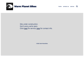warmplanetbikes.com screenshot