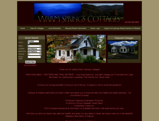 warmspringscottages.com screenshot