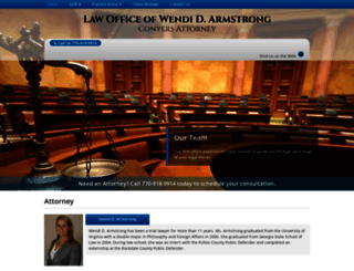 warmstrong-law.com screenshot