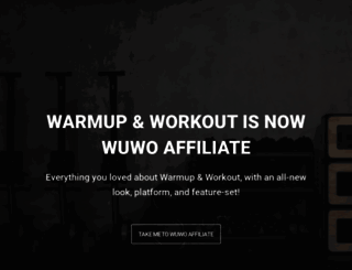 warmupandworkout.com screenshot