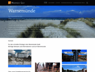warnemuende-guide.de screenshot