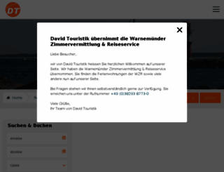 warnemuender-zimmervermittlung-reiseservice.de screenshot