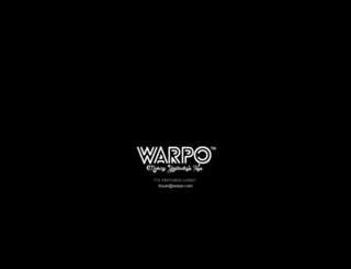 warpo.com screenshot
