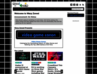 warpzoned.com screenshot