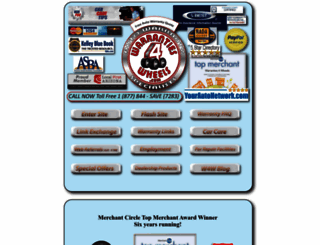 warranties4wheels.com screenshot