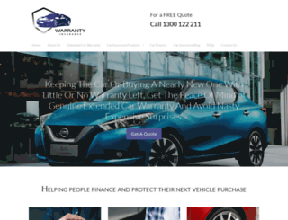 warrantyandinsurance.com.au screenshot