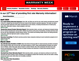warrantyweek.com screenshot