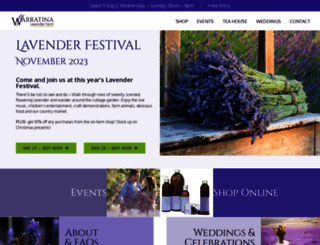 warratinalavender.com.au screenshot