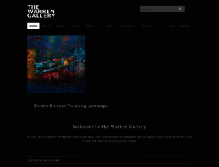 warren-gallery.com screenshot