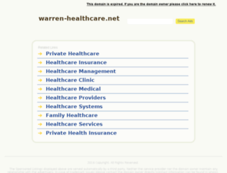 warren-healthcare.net screenshot