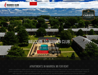 warrenclubapartments.com screenshot