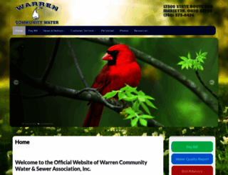 warrencommunitywater.com screenshot