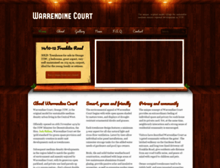 warrendinecourt.com.au screenshot
