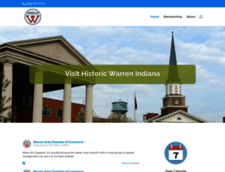 warrenindianachamber.com screenshot