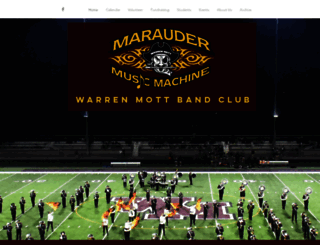warrenmottbandclub.com screenshot
