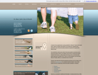 warrenpodiatry.com screenshot