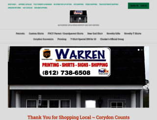 warrenprinting.com screenshot