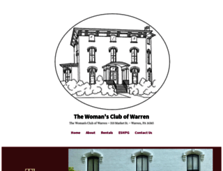 warrenwomansclub.org screenshot